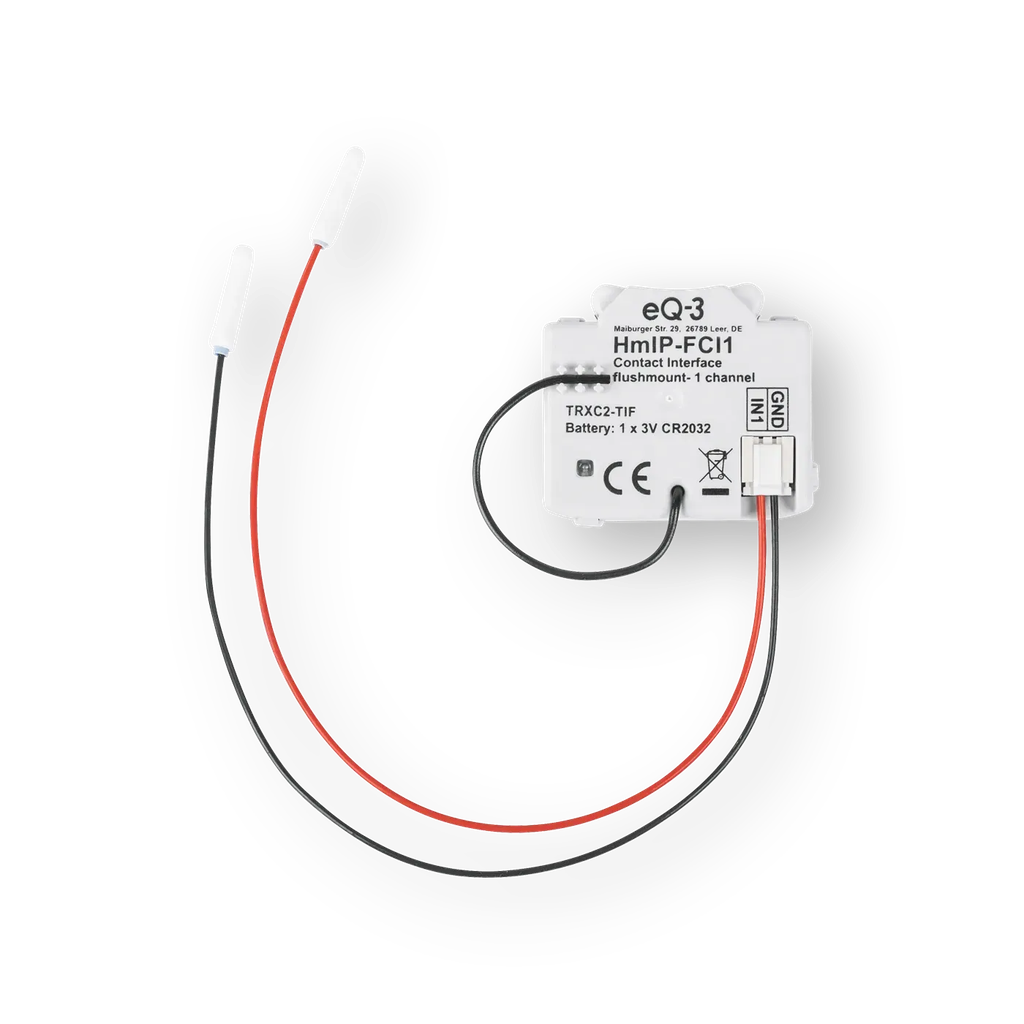(HmIP-FCI1) Homematic IP Interface de contact à encastrer – 1 canal
