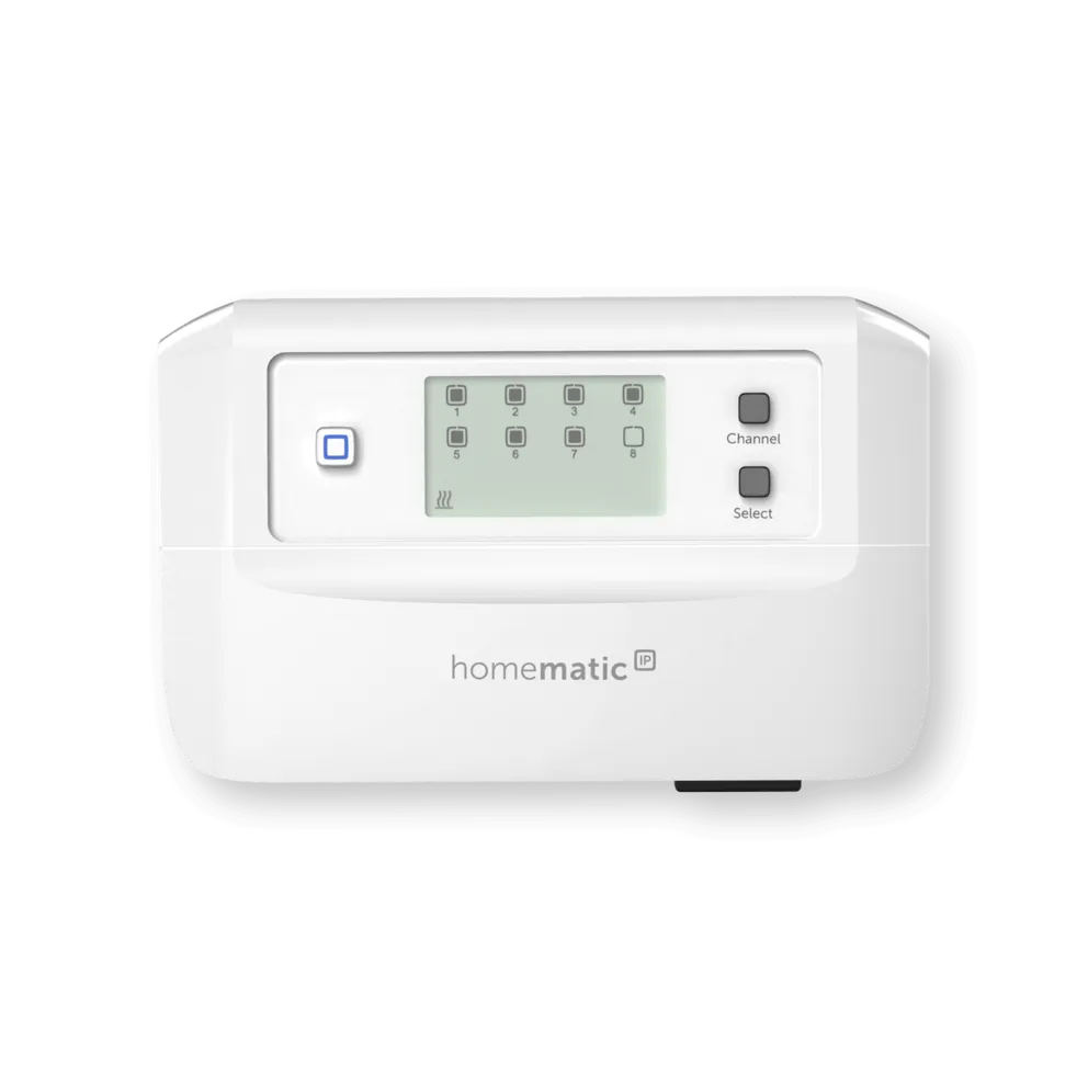 (HmIP-FALMOT-C8) Homematic IP Actionneur du chauffage au sol – 8 canaux, à commande motorisée