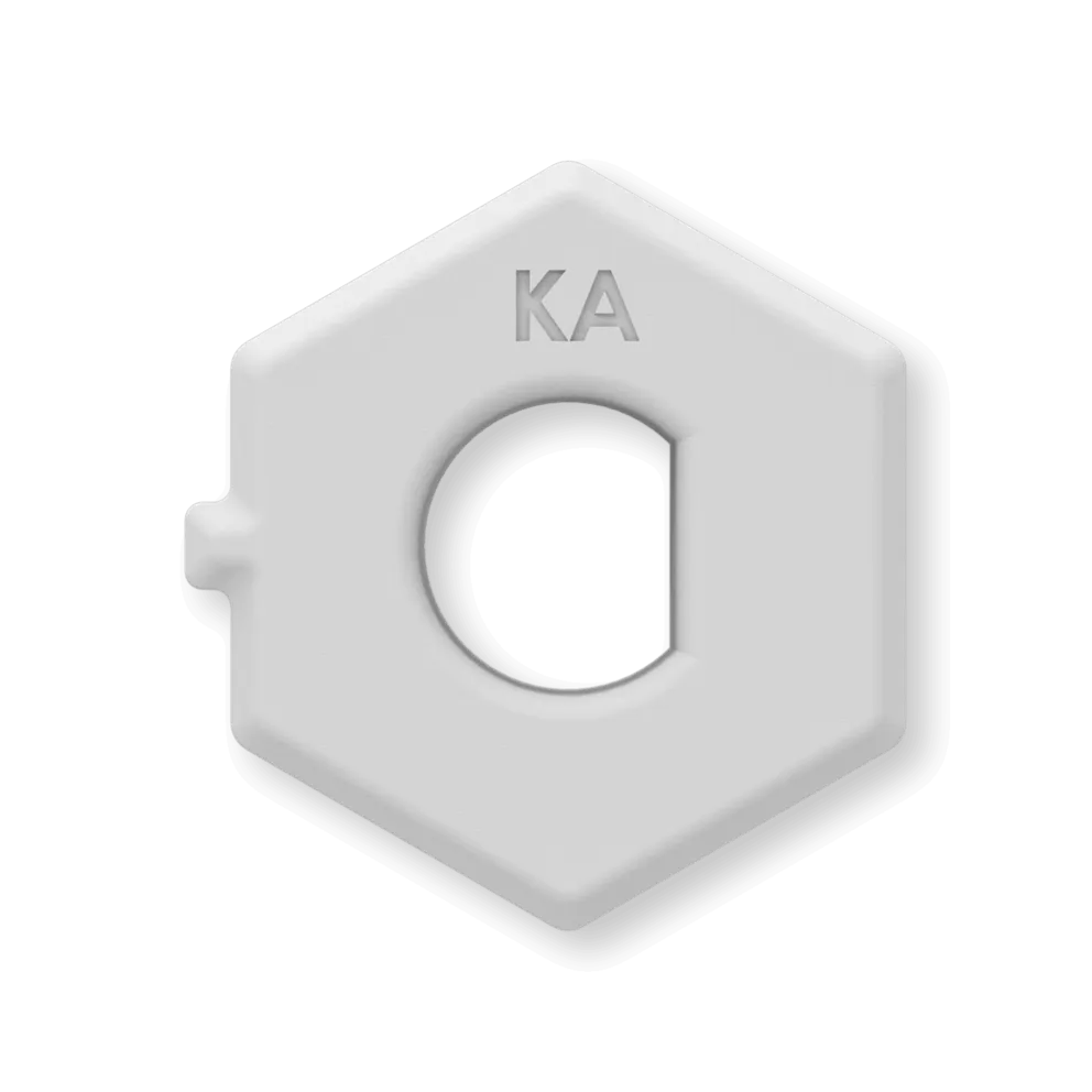 (HmIP-ADA-DL-KA) Homematic IP Adaptateur pour barillet à bouton de mécanisme de serrure – abus, cisa, bricard, axa, iseo