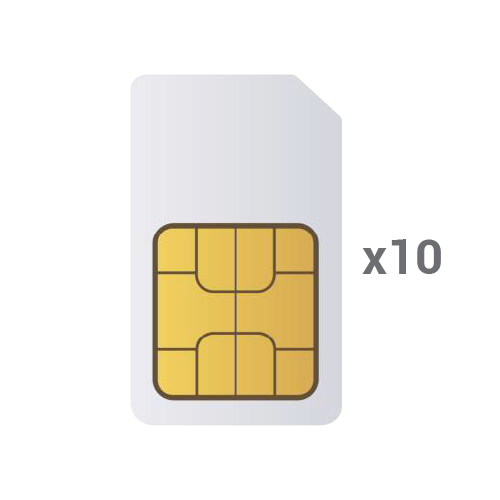 (M2M-CARD-EU) Carte SIM M2M - GlobalSIM Multi-opérateur - 2G/3G/4G/5G - Débit de données forfaitaire en fonction du type de système - Supporte les SMS et les appels (coût dans la description)