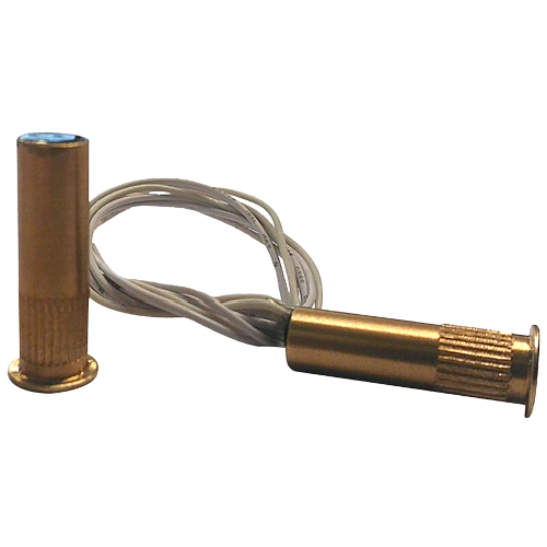 [A-S10] (A-S10) Contact magnétique FDP - Spécialement conçu pour être encastré dans le bois - Technologie Reed - Système de 4 fils - En cuivre - Apte pour extérieur IP65 - Certifié Grade 2