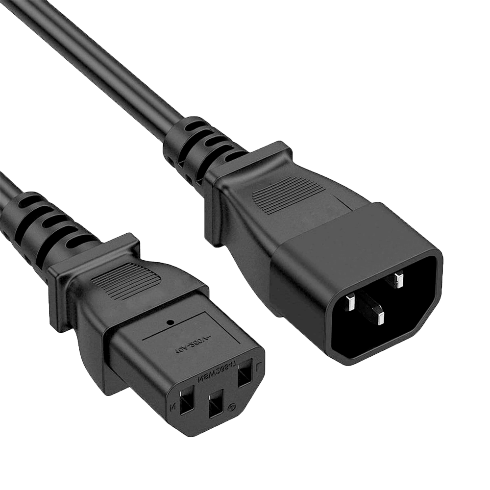 (AC-C14-C13) Câble d'alimentation - Pour CPU - Connecteur C13 vers C14 - 250VAC / 10A - 200cm de long