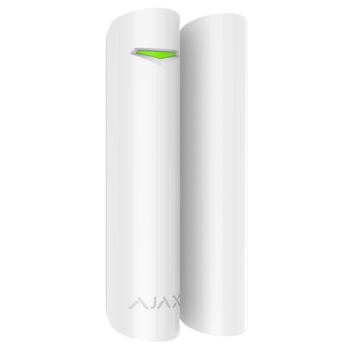 [AJ-DOORPROTECT-W] (AJ-DOORPROTECT-W) Contact magnétique - Degré 2 - Sans fil 868 MHz Jeweller - Indicateur LED et antenne interne - 1 entrée câblée / 1 Tamper - Portée 1200m - Alimentation 1 pile CR123A 3.0 V