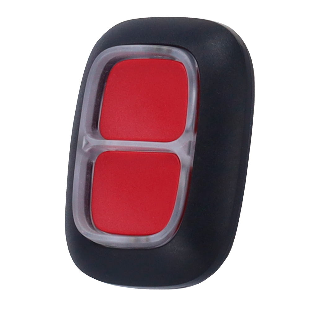 (AJ-DOUBLEBUTTON-B) Double bouton de panique - Degré 2 - Sans fil 868 MHz Jeweller - Portée espace ouvert 1300 m - Pression sûre: double ou longue - Protection IP55 - Alimentation 1 pile CR2032 3.0 V