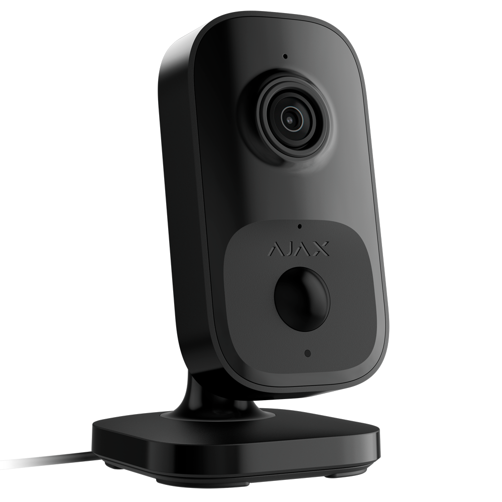 [AJ-INDOORCAM-4-B] (AJ-INDOORCAM-4-B) Caméra Cube IP 4 Mp - Détection d'objets par IA - IR 8 m / Détecteur de mouvement infrarouge 4m - Audio bidirectionnel - Wi-Fi 2.4 GHz - Couleur noir