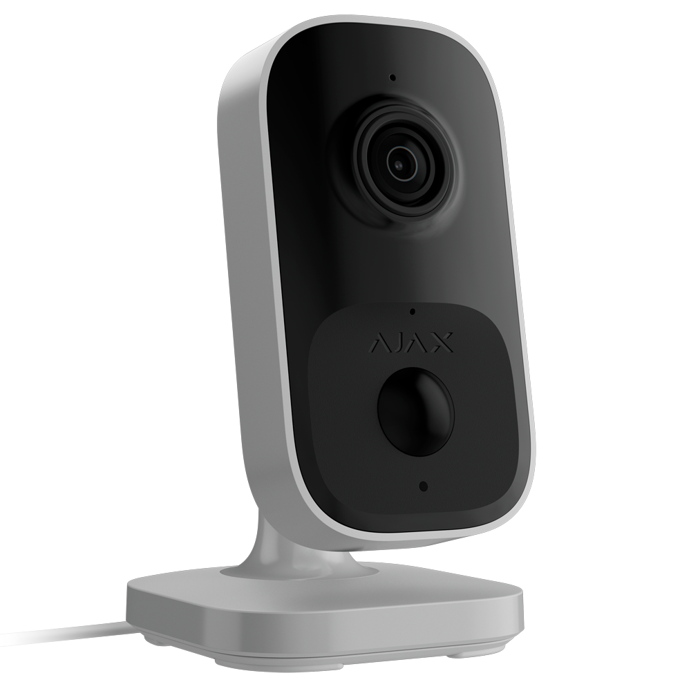 [AJ-INDOORCAM-4-W] (AJ-INDOORCAM-4-W) Caméra Cube IP 4 Mp - Détection d'objets par IA - IR 8 m / Détecteur de mouvement infrarouge 4m - Audio bidirectionnel - Wi-Fi 2.4 GHz - Couleur blanc