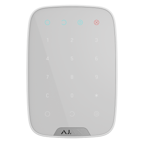 [AJ-KEYPAD-W] (AJ-KEYPAD-W) Clavier indépendant - Degré 2 - Sans fil 868 MHz Jeweller - Armé, partiellement armé, désarmé et urgence - Codes personnel, généraux et des invités - Bidirectionnel - Alimentation 4 piles AAA 1.5 V