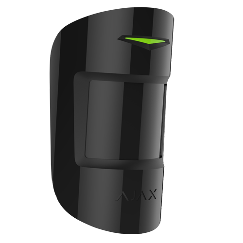 (AJ-MOTIONPROTECTPLUS-B) Détecteur PIR - Degré 2 - Double technologie : PIR et micro-ondes en bande K - Sans fil 868 MHz Jeweller - Immunité contre les animaux - Sensibilité ajustable - Rang de détection 12 m
