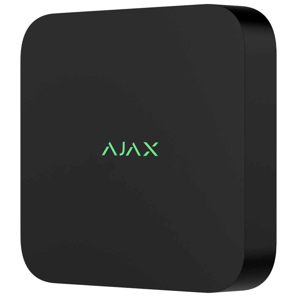 (AJ-NVR108-DC-B) Grabador NVR  - 8 canales   - Compresión H.265 / H.264 - Resolución hasta 4K (25/30 FPS) - Ancho de banda 100Mbps | Alimentación DC 12V - Espacio para 1HDD de hasta 16 TB