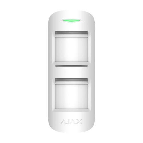 (AJ-OUTDOORPROTECT-W) Détecteur PIR extérieur  - Sans fil 868 MHz Jeweller - Double PIR / Détection 15 m - Antimasking / Immunisé contre les animaux de compagnie - Portée espace ouvert 1200 m - Utilisation extérieure IP55