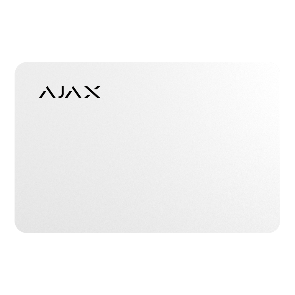 [AJ-PASS-W] (AJ-PASS-W) Carte d'accès sans contact - Technologe Mifare DESFire® - Compatible avec KeyPad Plus et KeyPad TouchScreen - Sécurité maximale et identification rapide des utilisateurs - Couleur blanche