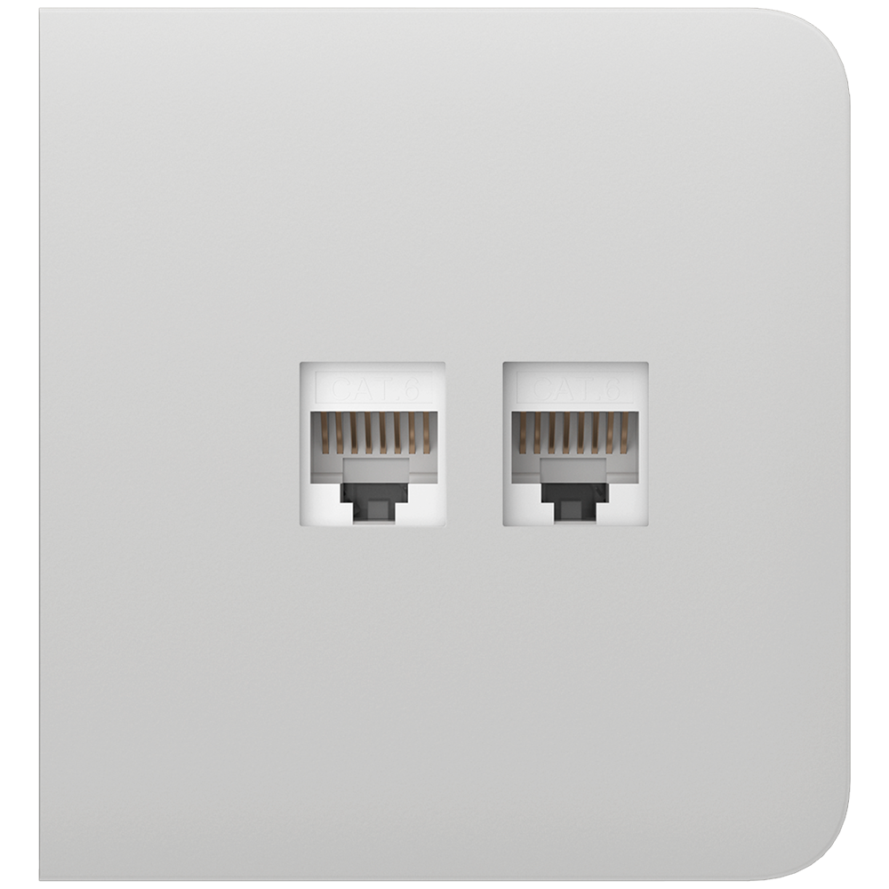 [AJ-SIDECOVER-LAN-W] (AJ-SIDECOVER-LAN-W) Tapa lateral para enchufe Ethernet - Compatible con AJ-OUTLETCORE-LAN-W - Requiere marco AJ-FRAME - Color blanco