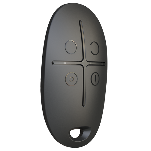 [AJ-SPACECONTROL-B] (AJ-SPACECONTROL-B) Télécommande - Degré 2 - Sans fil 868 MHz Jeweller - Armé, désarmé, armé partiel et panique - Bidirectionnel - Alimentation 1 pile CR2032 3.0 V