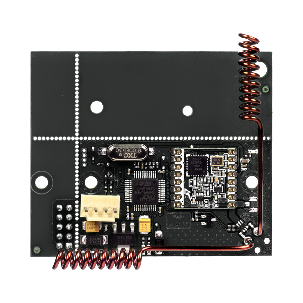 [AJ-UARTBRIDGE] (AJ-UARTBRIDGE) Module d'intégration - Dispositifs Ajax avec centrale smarthome - Jusqu'à 85 dispositifs Ajax - Portée jusqu'à 2 km - Communication série (interface UART) - Alimentation DC 5V