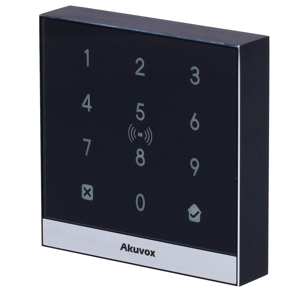 [AK-A02S] (AK-A02S) Contrôle d'accès IK07 - Carte EM/MF, NFC et PIN | 1 relais - 20.000 utilisateurs | 100.000 registres - Contrôleur intégré | Wiegand 26/34 - Convient pour l'extérieur IP65 | TCP/IP et PoE - Connexion via le Cloud | Sortie 12V