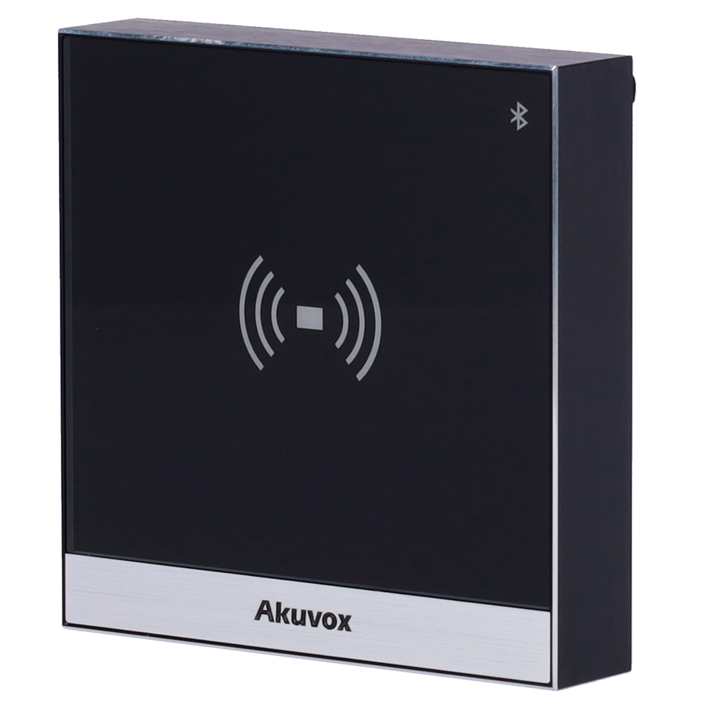 (AK-A03S) Contrôle d'accès IK07 - Carte EM/MF, NFC et BLE | 1 relais - 20.000 utilisateurs | 100.000 registres - Contrôleur intégré | Wiegand 26/34 - Convient pour l'extérieur IP65 | TCP/IP et PoE - Connexion via le Cloud | Sortie 12V