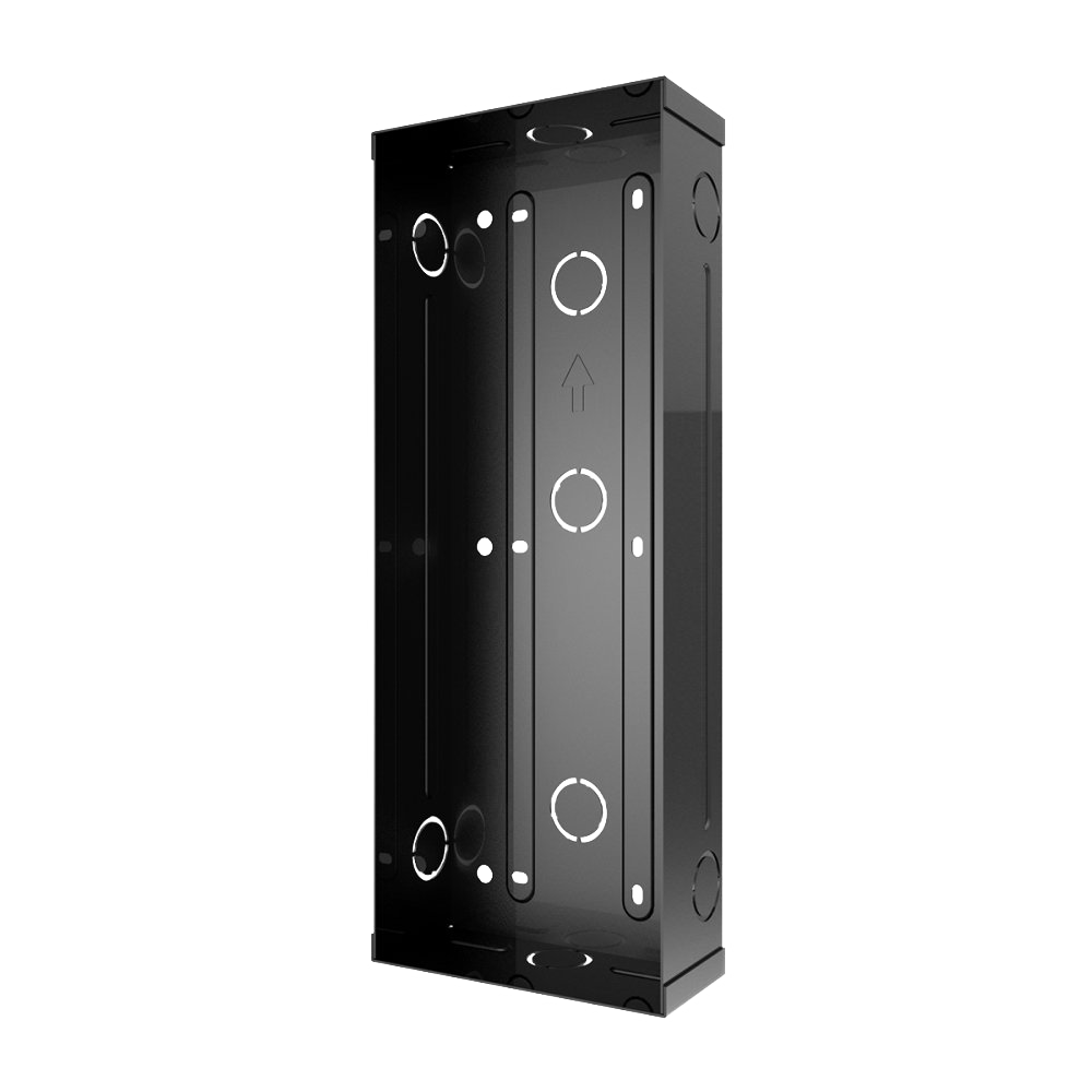 (AK-BR-R28-F) Support pour interphone vidéo - Spécifique à Akuvox AK-R27(8)A - Mesures: 270 (H) x 122 (L) x 61 (Pr) mm - Fabriqué en acier galvanisé - Montage encastrable - Installation simple
