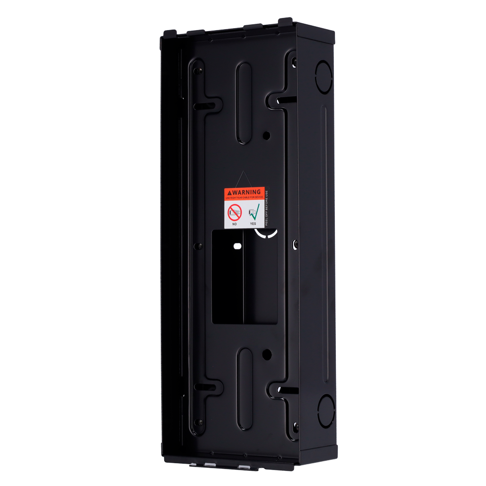 (AK-BR-R29-F) Support pour interphone vidéo - Spécifique à Akuvox AK-R29x - Mesures: 314 (H) x 123 (L) x 52 (Pr) mm - Fabriqué en acier galvanisé - Montage encastrable - Installation simple
