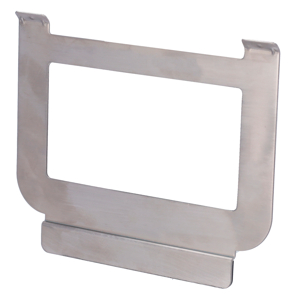 (AK-BR-STAND319) Support de bureau - Spécifique aux interphones vidéo - Compatible avec le moniteur AK-C319 - Orifices de connexion - Mesures: 130 (H) x 160 (L) x 10 (Pr) mm - Fabriqué en aluminium