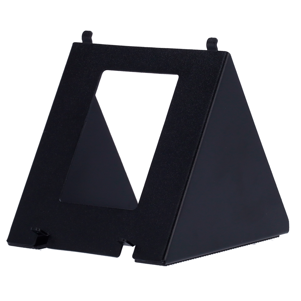(AK-BR-STAND563) Support de bureau - Spécifique aux interphones vidéo - Compatible avec les moniteurs de la série AK-S563 sans "-S" - Orifices de connexion - Mesures: 115 (H) x 115 (L) x 110 (Pr) mm - Fabriqué en aluminium