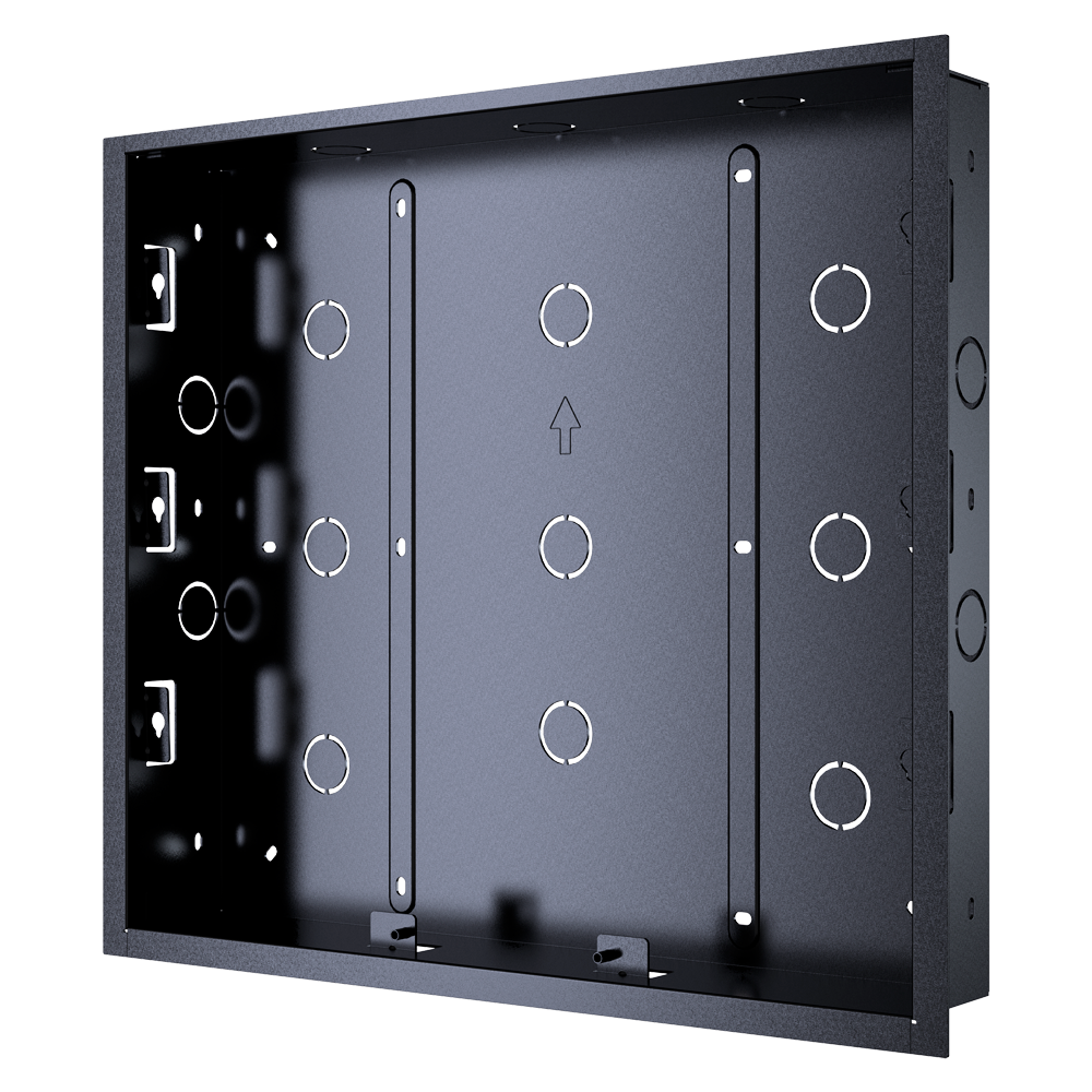 (AK-BR-X916-F) Support pour interphone vidéo - Spécifique à Akuvox AK-X916S - Mesures: 336 (H) x 382 (L) x 59 (Pr) mm - Fabriqué en acier galvanisé - Montage encastrable - Installation simple
