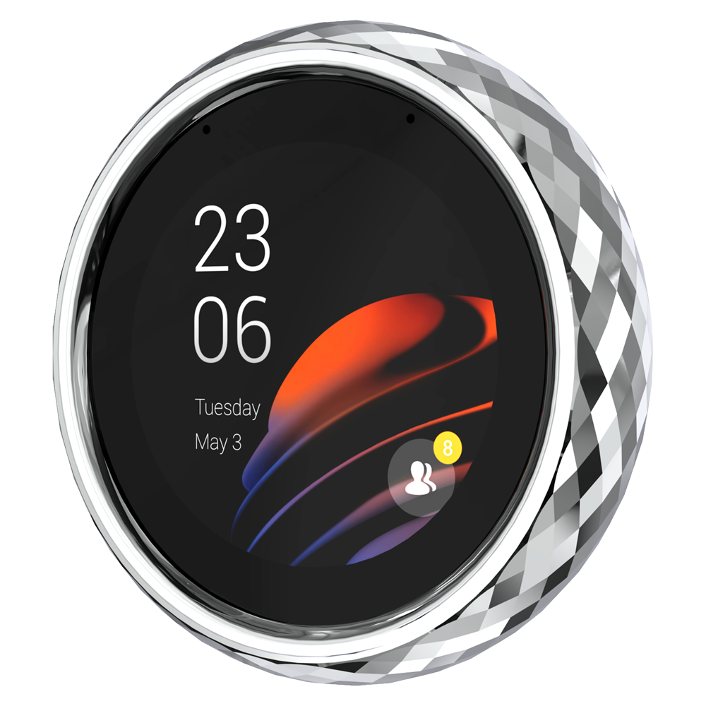 (AK-CT61-POE) Moniteur Android 12.0 pour domotique - Écran TFT de 2.1" | Applications tierces - Moniteur vidéo de porte d'entrée - TCP/IP, PoE, SIP - Capteurs environnementaux - Connexion via le Cloud