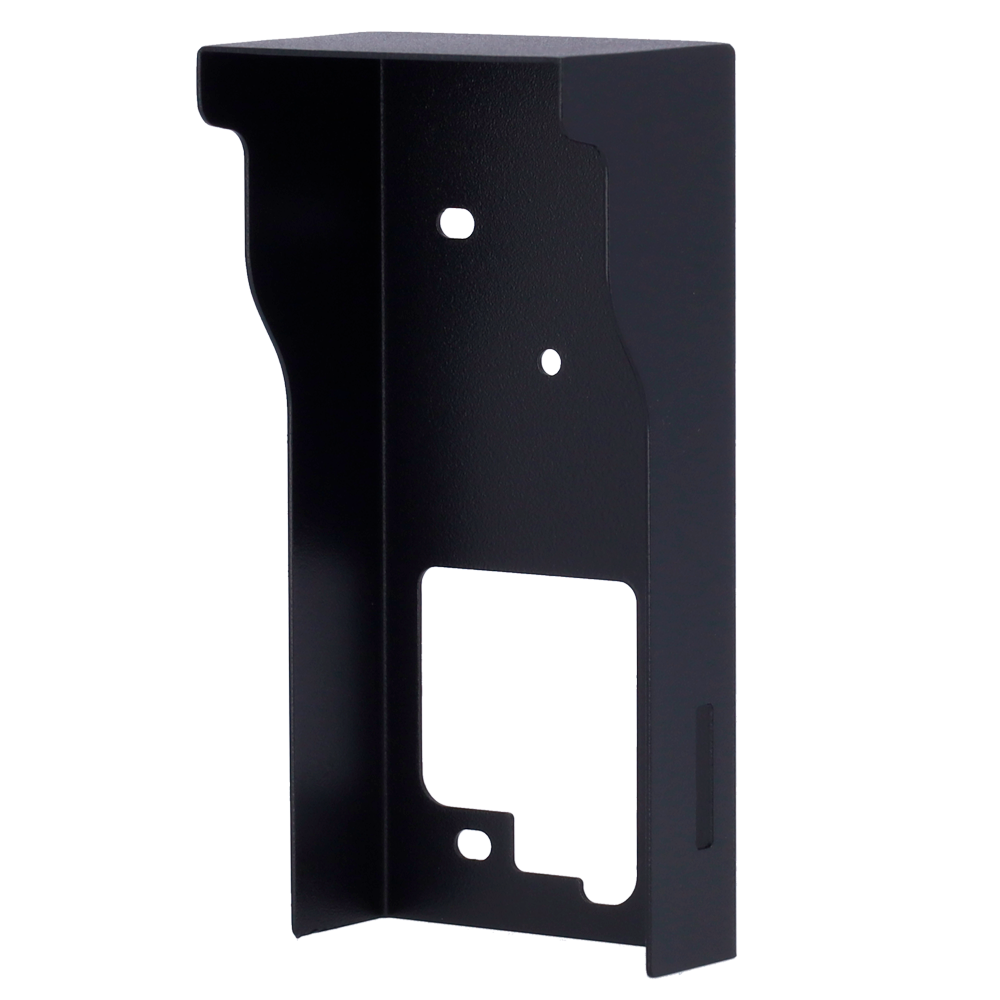 (AK-E12-RAINCOVER-S) Protection pour interphone vidéo - AK-E12x spécifique à Akuvox - Mesures: 153 (H) x 74 (L) x 51 (Pr) mm - Fabriquée en acier galvanisé - Visière de pluie - Montage en superficie