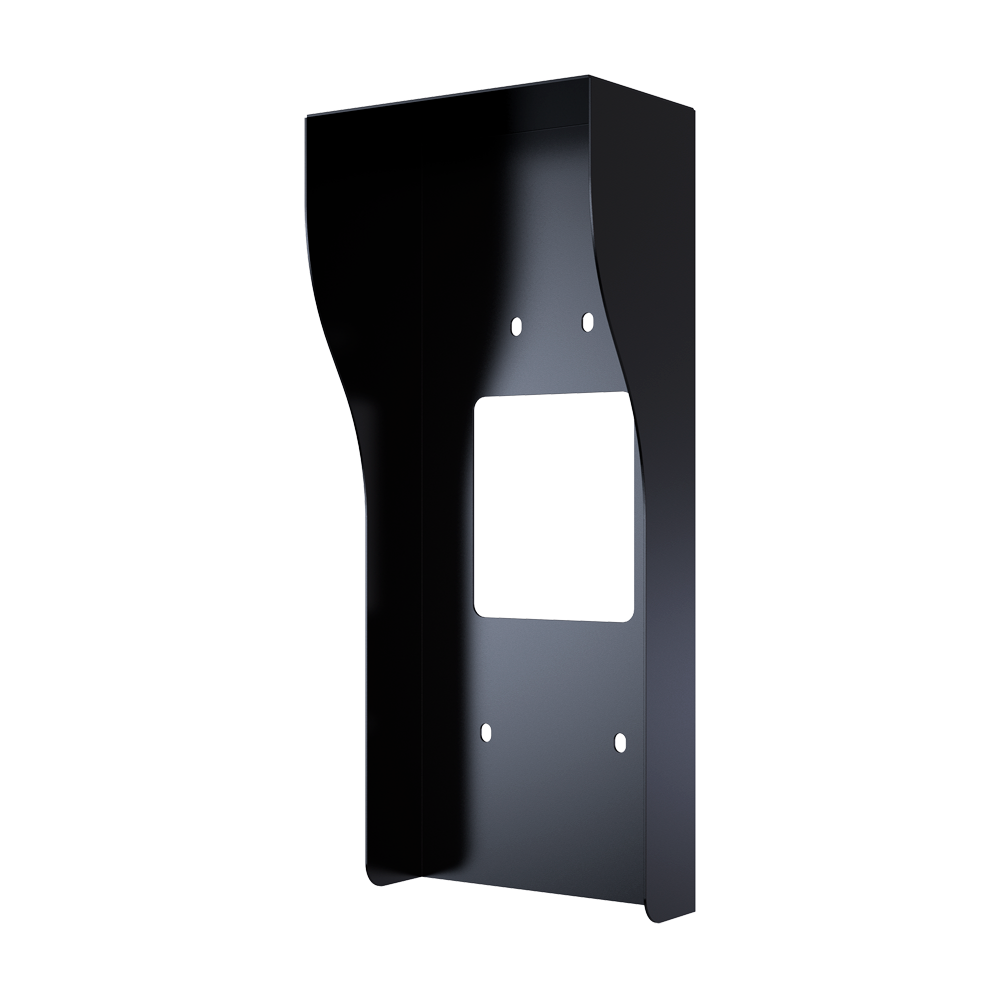 (AK-E18C-RAINCOVER-S) Protection pour interphone vidéo - AK-E18C spécifique à Akuvox - Mesures: 285 (H) x 121 (L) x 70 (Pr) mm - Fabriquée en acier galvanisé - Visière de pluie - Montage en superficie