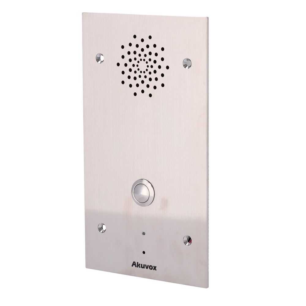 [AK-E21A] (AK-E21A) Système de portier IP anti-vandalisme IK10 - Audio Bidirectionnel - 2 Relais PoE, SIP Standard - Interphone d'urgence - Maintenance Cloud - Connexion du moniteur et des platines via le Cloud