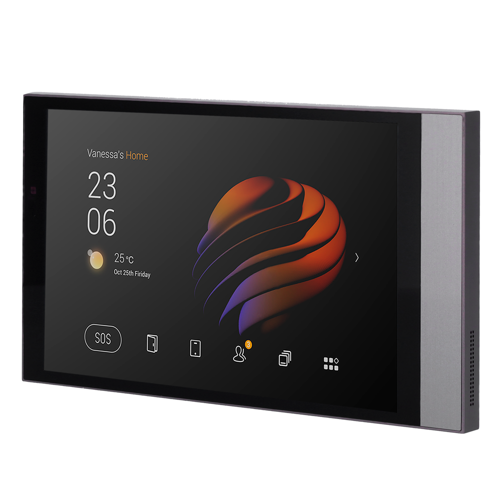 [AK-PG71N-POE-EU] (AK-PG71N-POE-EU) Moniteur Android 10.0 pour domotique - Écran TFT de 8" | Applications tierces - Moniteur vidéo de porte d'entrée - TCP/IP, PoE, Wi-Fi, Bluetooth, ZigBee, SIP - Capteurs environnementaux - Connexion via le Cloud