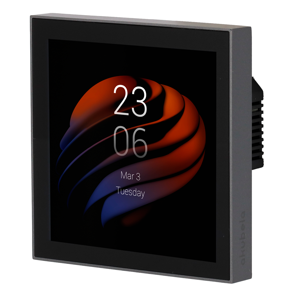 [AK-PS51-FANCOIL-EU] (AK-PS51-FANCOIL-EU) Monitor Android 10.0 para domótica - Pantalla TFT de 4" | Aplicaciones de terceros - Audio bidireccional | Monitor de videoportero - TCP/IP, WiFi, Bluetooth, ZigBee, SIP - Sensores ambientales | Gestión aire AC - Mantenimiento y conexión a través de Cloud