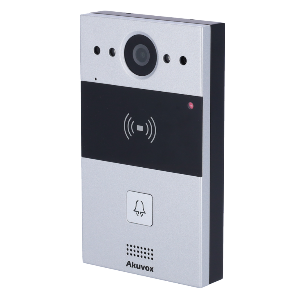 [AK-R20A-2] (AK-R20A-2) Système de portier vidéo 2 fils montés en surface - Caméra 2 Mpx | Audio bidirectionnel - Ouverture avec carte EM/MF et NFC | 1 relais - SIP standard - Maintenance Cloud - Connexion du moniteur et des platines via le Cloud