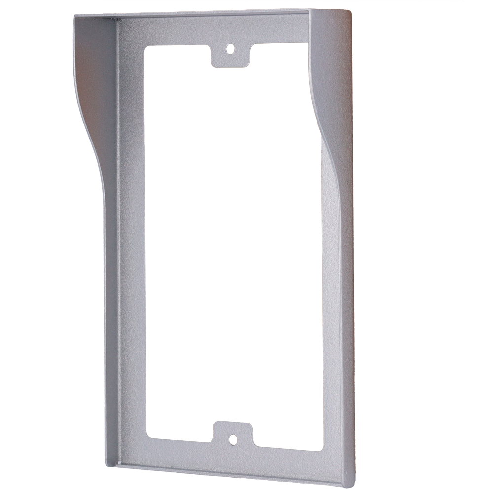 (AK-R20A-RAINCOVER-F) Protection pour interphone vidéo - AK-R20A spécifique à Akuvox - Mesures: 192 (H) x 123 (L) x 30 (Pr) mm - Fabriquée en acier galvanisé - Visière de pluie - Montage encastrable