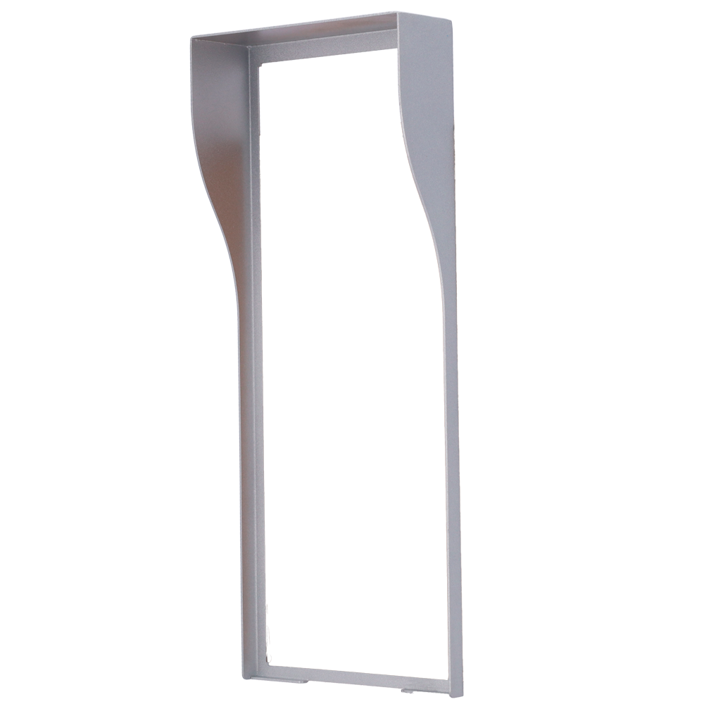 (AK-R29-RAINCOVER-F) Protection pour interphone vidéo - AK-R29S spécifique à Akuvox - Mesures: 330 (H) x 132 (L) x 45 (Pr) mm - Fabriquée en acier galvanisé - Visière de pluie - Montage encastrable
