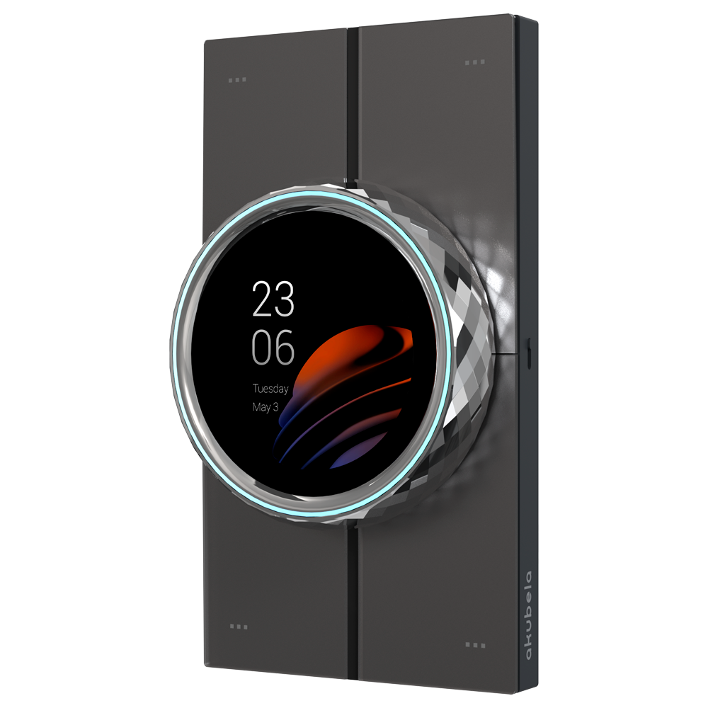 (AK-RT61-POE-EU) Moniteur Android 10.0 pour domotique - Écran TFT de 2.1" | Applications tierces - Moniteur vidéo de porte d'entrée - TCP/IP, PoE, Wi-Fi, Bluetooth, ZigBee, SIP - Capteurs environnementaux 4 boutons physiques - Maintenance et connexion via le Cloud