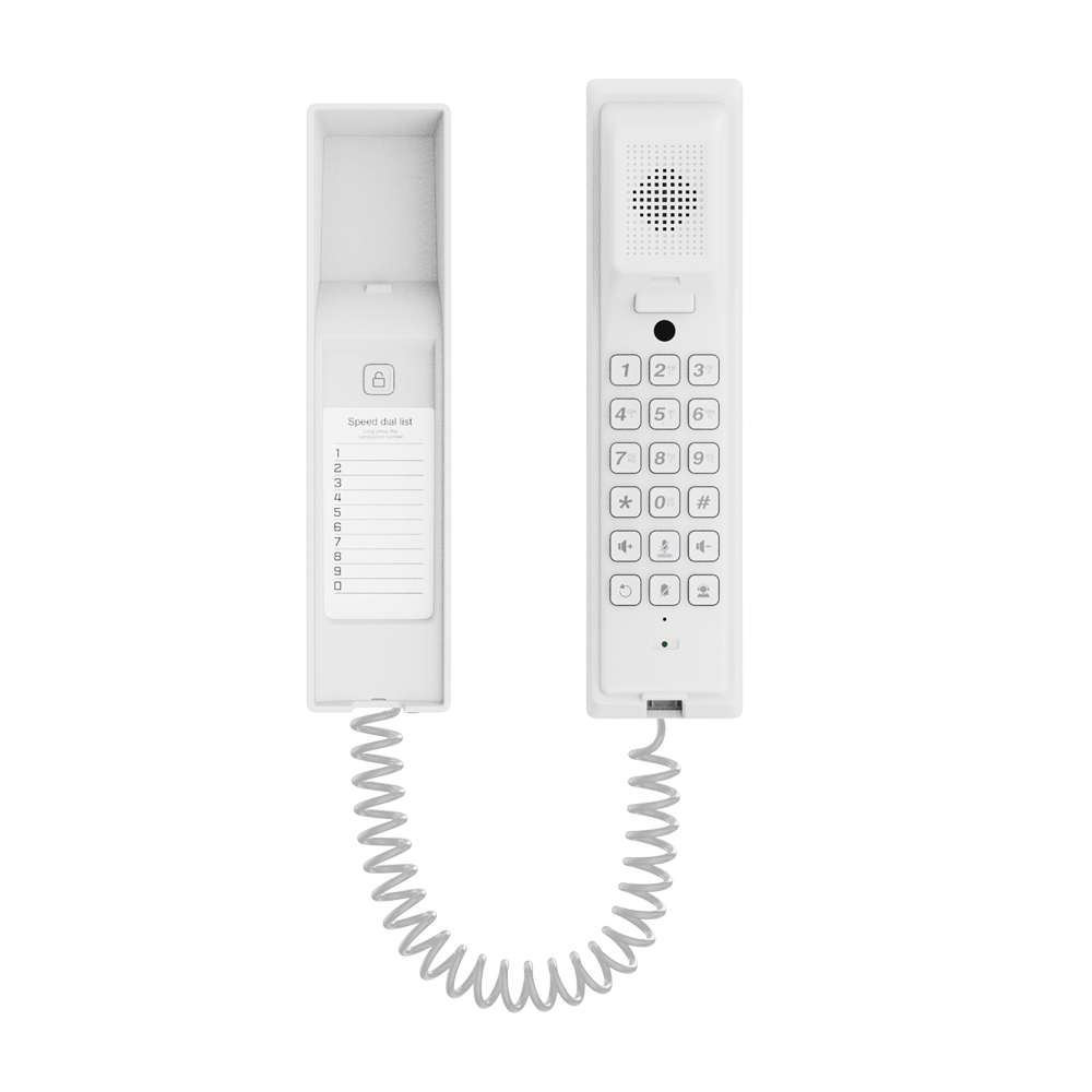 [AK-S560-WHITE] (AK-S560-WHITE) Interphone pour portier vidéo - LED d'état et touches de fonction - Audio bidirectionnel Crystal Clear - TCP/IP, PoE, SIP standard - Maintenance sur le Cloud - Connexion de dispositifs via le Cloud
