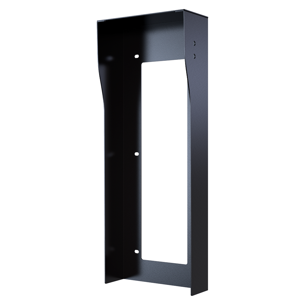 (AK-X915-RAINCOVER-S) Protection pour interphone vidéo - AK-X915S spécifique à Akuvox - Mesures: 353 (H) x 134 (L) x 62 (Pr) mm - Fabriquée en acier galvanisé - Visière de pluie - Montage en superficie