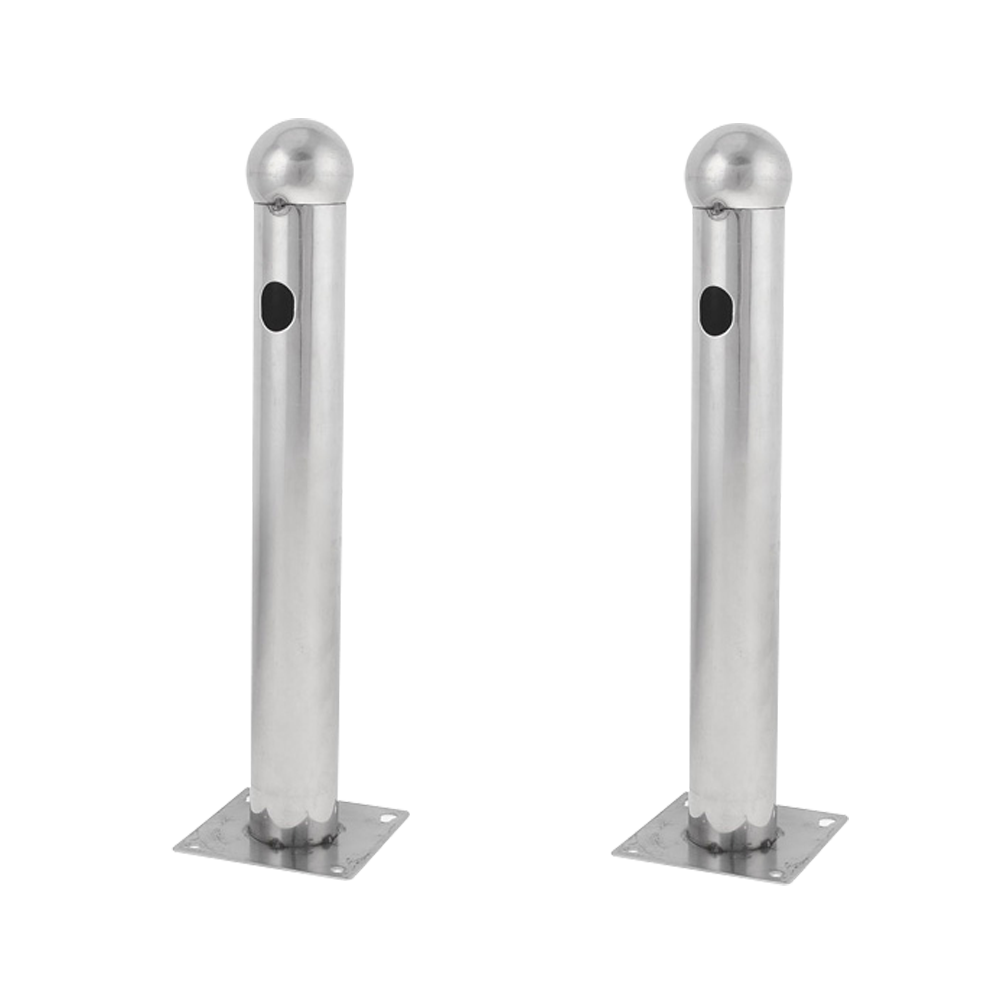 (ALF-30T) Support pour barrière modèle T - 2 unités - Acier inoxydable - Compatible avec les détecteurs de 2 faisceaux - Compatible avec AB-60 - 30cm