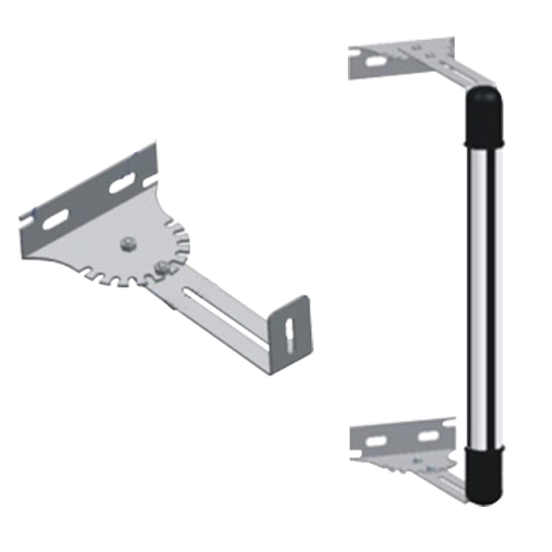(AN-6Z) Support pour barrière - Angle et longueur réglable - Acier inoxydable - Compatible avec ABI30-764 et ABI100-1086