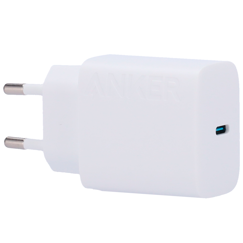 (ANK-234-WCHARGER-20W1C-W) Anker - Chargeur USB - Puissance 20W - Charge rapide - Sortie USB-C - Couleur blanche