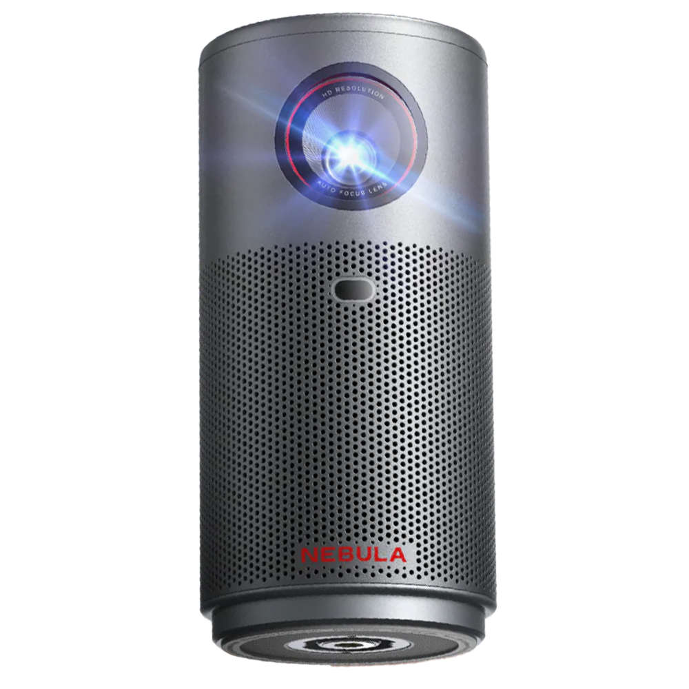 (ANK-NEBULA-CAPSULE-AIR-B) Capsule Nebula Air - Connexion Wi-Fi / Google TV OS - Luminosité 150 Lumens - Projection sur 100" - Autonomie jusqu'à 2 heures - Haut-parleur 5W (Dolby Audio)