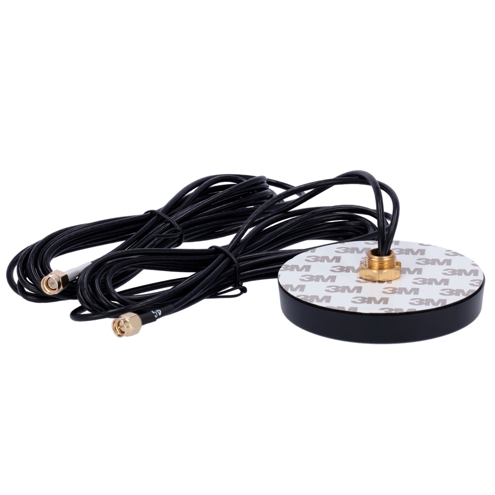 (ANT-4G-01D-O-ORV) Antenne 4G pour toit de voiture - Fréquence 800-2700MHz - Connecteur mâle SMA - Température de -20ºC à 85ºC - Impédance 50 ohms - Câble de RG174 3 mètres de long