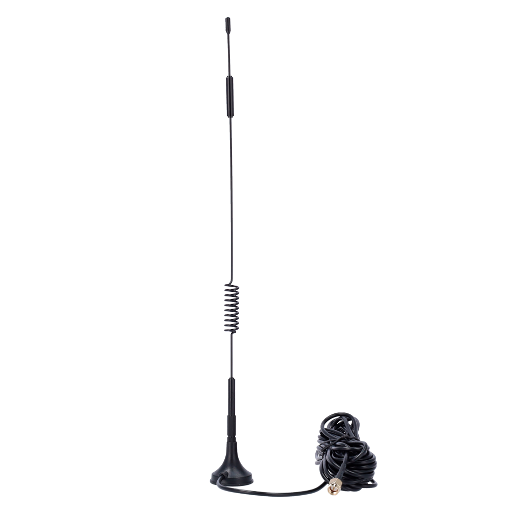 (ANT-4G-05D-0-M-500) Antenne 4G - Fréquence 4G 850-960/1710-2700MHz - Connecteur mâle SMA - Installation à l'intérieur - Profit 4G 5dBi - Câble de RG174 5 mètres de long