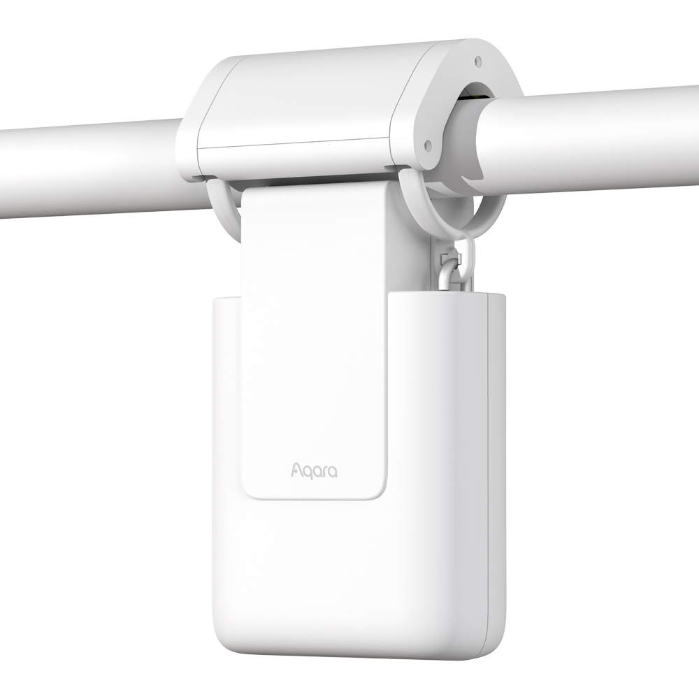[AQ-CM-M01R] (AQ-CM-M01R) Aqara Curtain Driver E1 (Rod Version) - Zigbee 3.0  - Nécessite le HUB AQARA - Détecteur d'éclairage - Batterie 1 an(s) d'autonomie - Prend en charge Apple Homekit, Google, Alexa