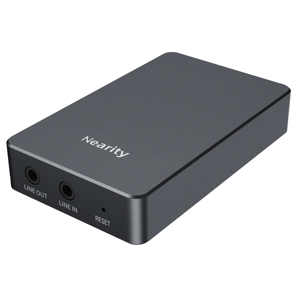 (AW-S100) Dispositif de conférence Nearity - Conversion bidirectionnelle  - Design compact - Connecteur d'entrée et de sortie jack 3.5mm - Parfait pour ajouter AW-A11 ou AW-A20 à votre conférence - Plug &amp; Play