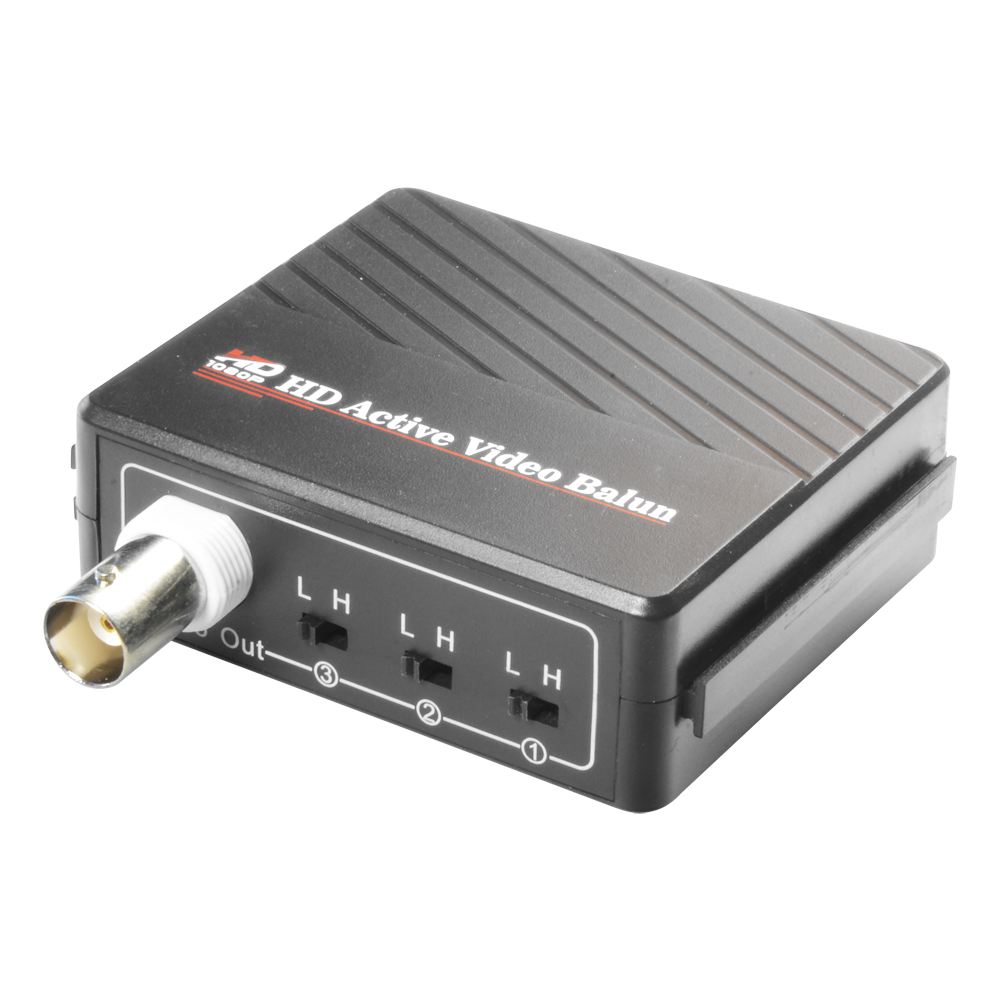 (BA615A-RX) émetteur-récepteur actif - Optimisé pour HDTVI / HDCVI / AHD - 1 canal de vidéo - BNC/UTP 4 chevilles - Portée: 400 ~ 700 m - Récepteur / Compatible avec BA615A-TX