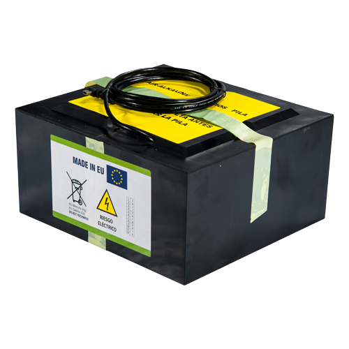 (BATT-60V-6000WH) Batterie zinc-air - Voltage 6.0 V - Capacité 6000 Wh - 162 x 396 x 190 mm / 12.55 kg - Pour soutenir ou utilisation directe