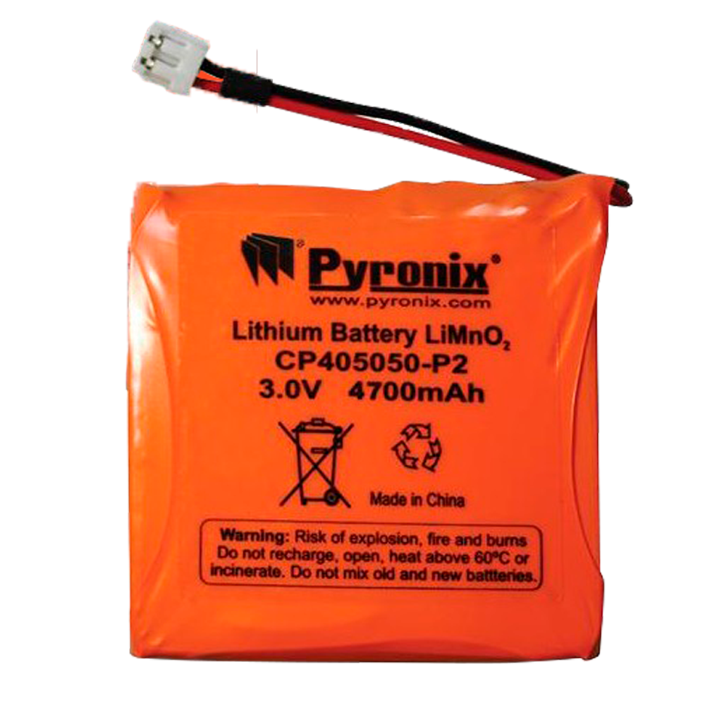 (BATT-ES1) Batterie de secours - Lithium - Rechargeable - 3 V - 4700 mAh - Compatible avec DELTABELL XDH10TT1-WE