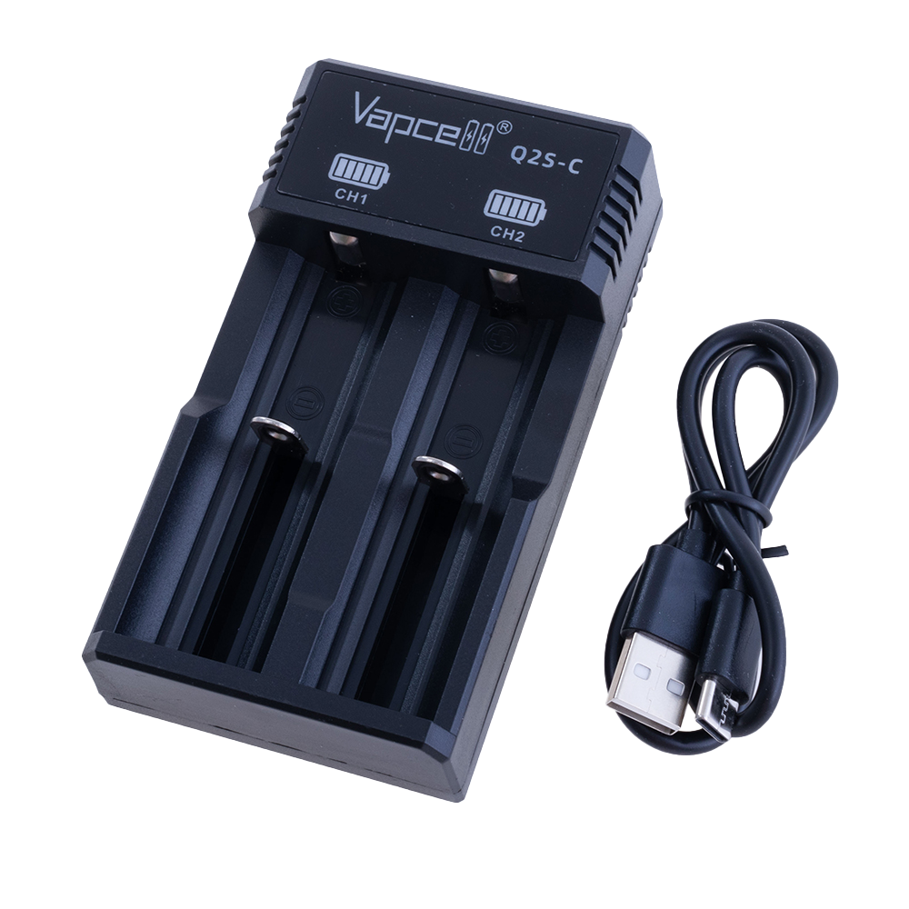 [BATT-LI-CHARGER] (BATT-LI-CHARGER) Chargeur pour piles lithium-ion 3.6-3.7V - 4.2V/1.0A  - Arrêt automatique de la charge - Protection contre les surcharges et les décharges - LED indicateur d´état - Chargement rapide USB-C