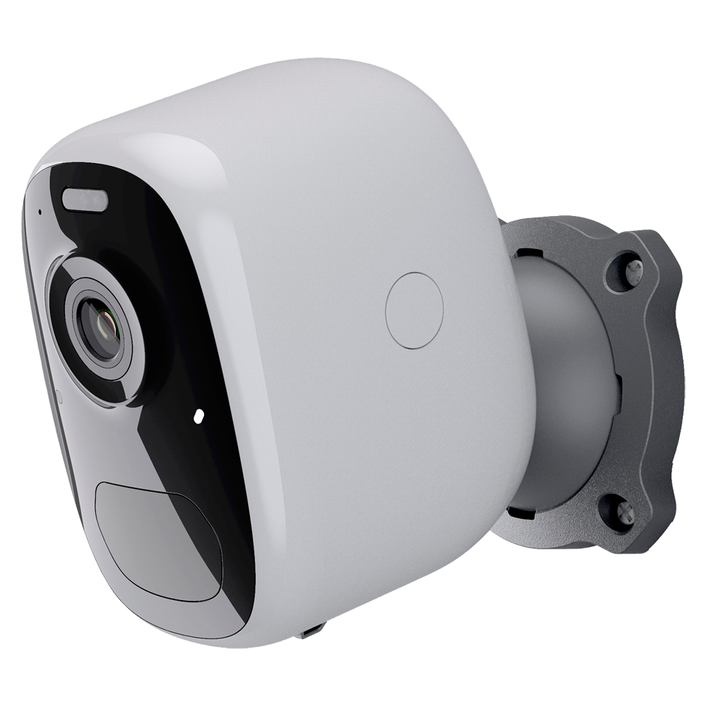(CG122) VicoHome Extérieur 3Mpx Wi-Fi alimenté par batterie - Capteur PIR / Détection intelligente (cloud) - Lumière de dissuasion / Batterie 5000 mAh - Lentille 2.97mm/ IR7m/ LED blanche - Audio bidirectionnel / Emplacement SD - App VicoHome et Cloud / Alexa